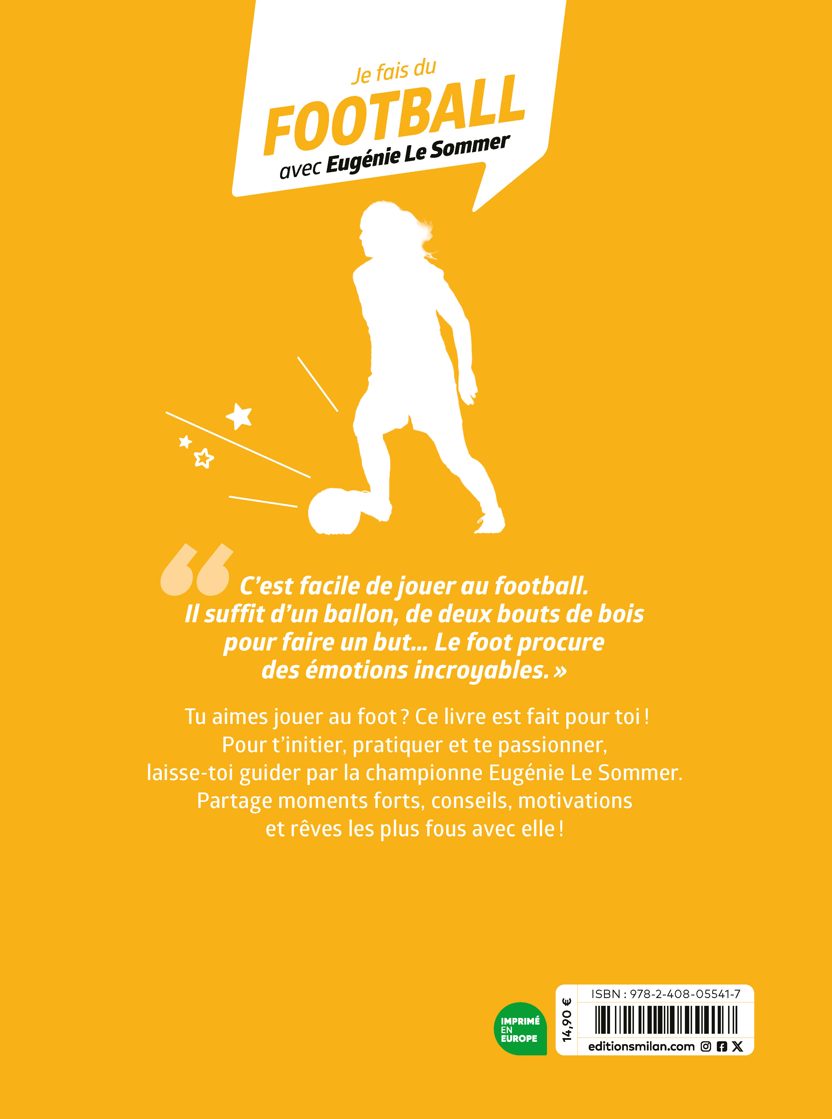 JE FAIS DU FOOTBALL AVEC EUGENIE LE SOMMER