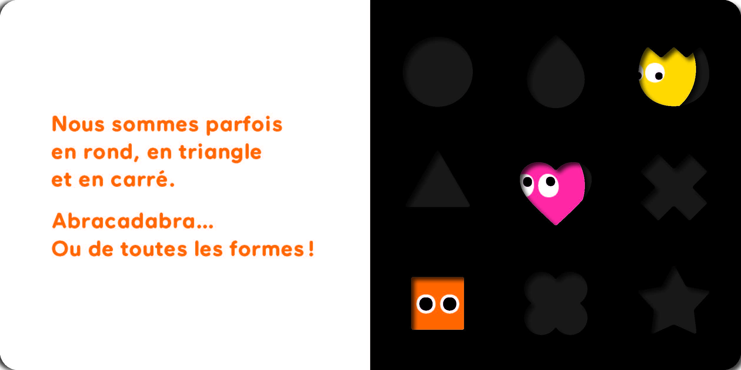 LE LIVRE MAGIQUE - BRAVO, LES FORMES !