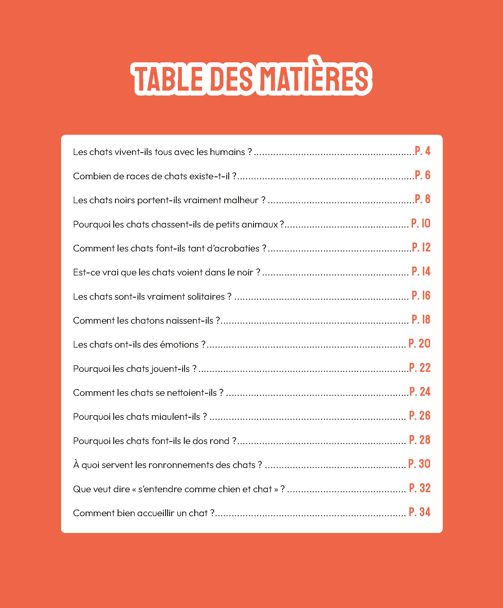 LES CHATS