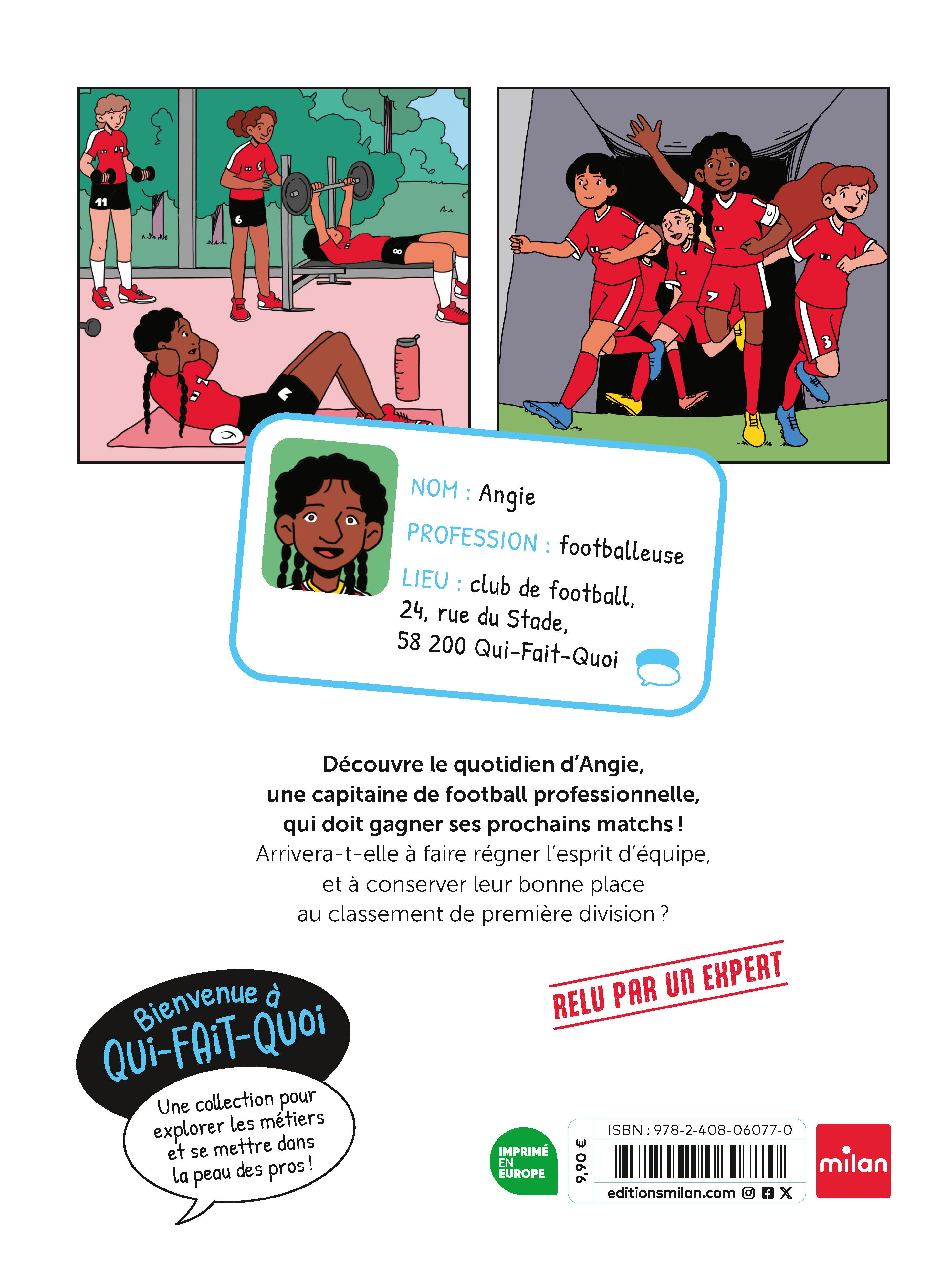 EN AVANT VERS LA VICTOIRE ! - DECOUVRE LE METIER DE FOOTBALLEUSE