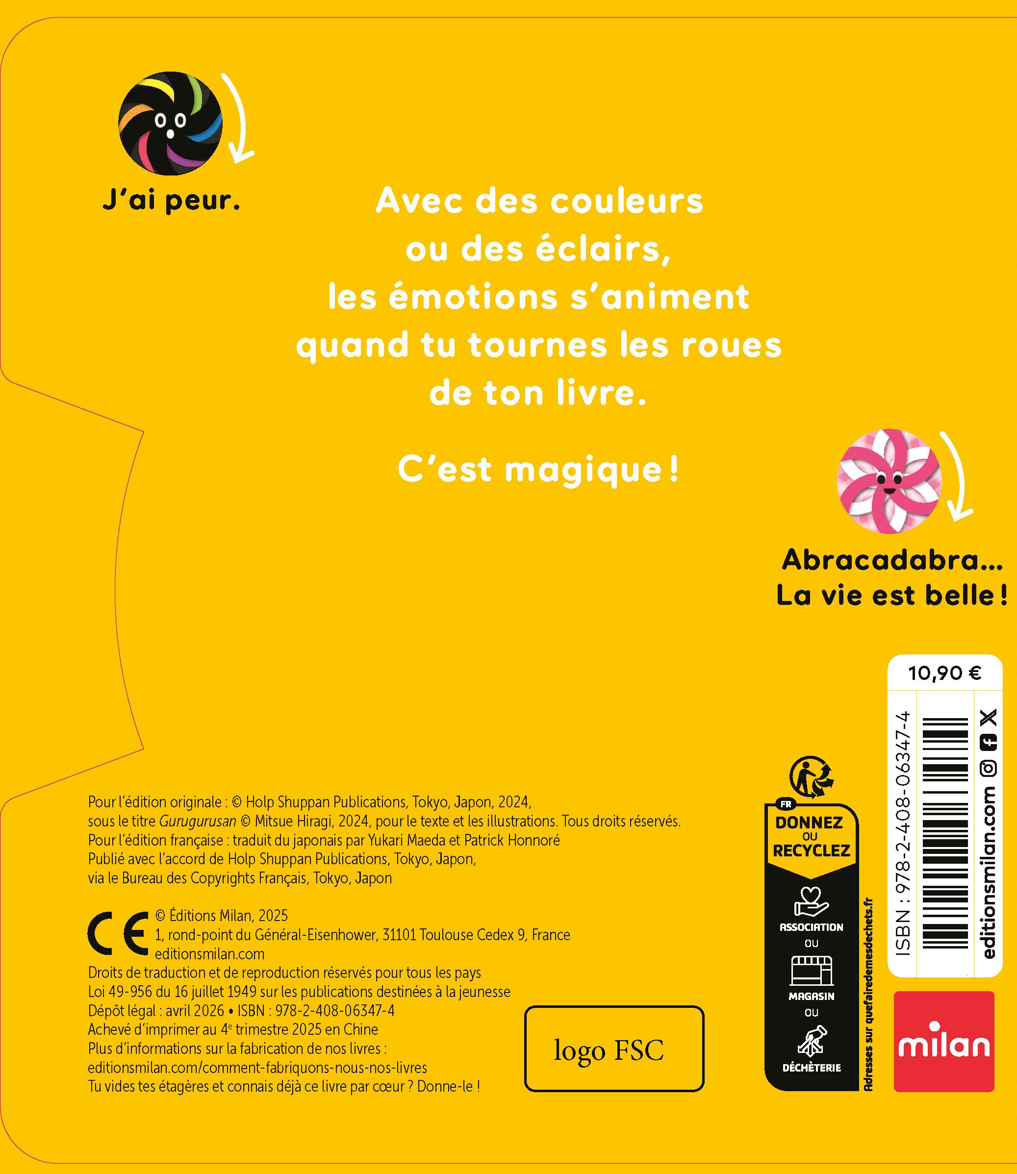 LE LIVRE MAGIQUE : LE TOURBILLON DES EMOTIONS