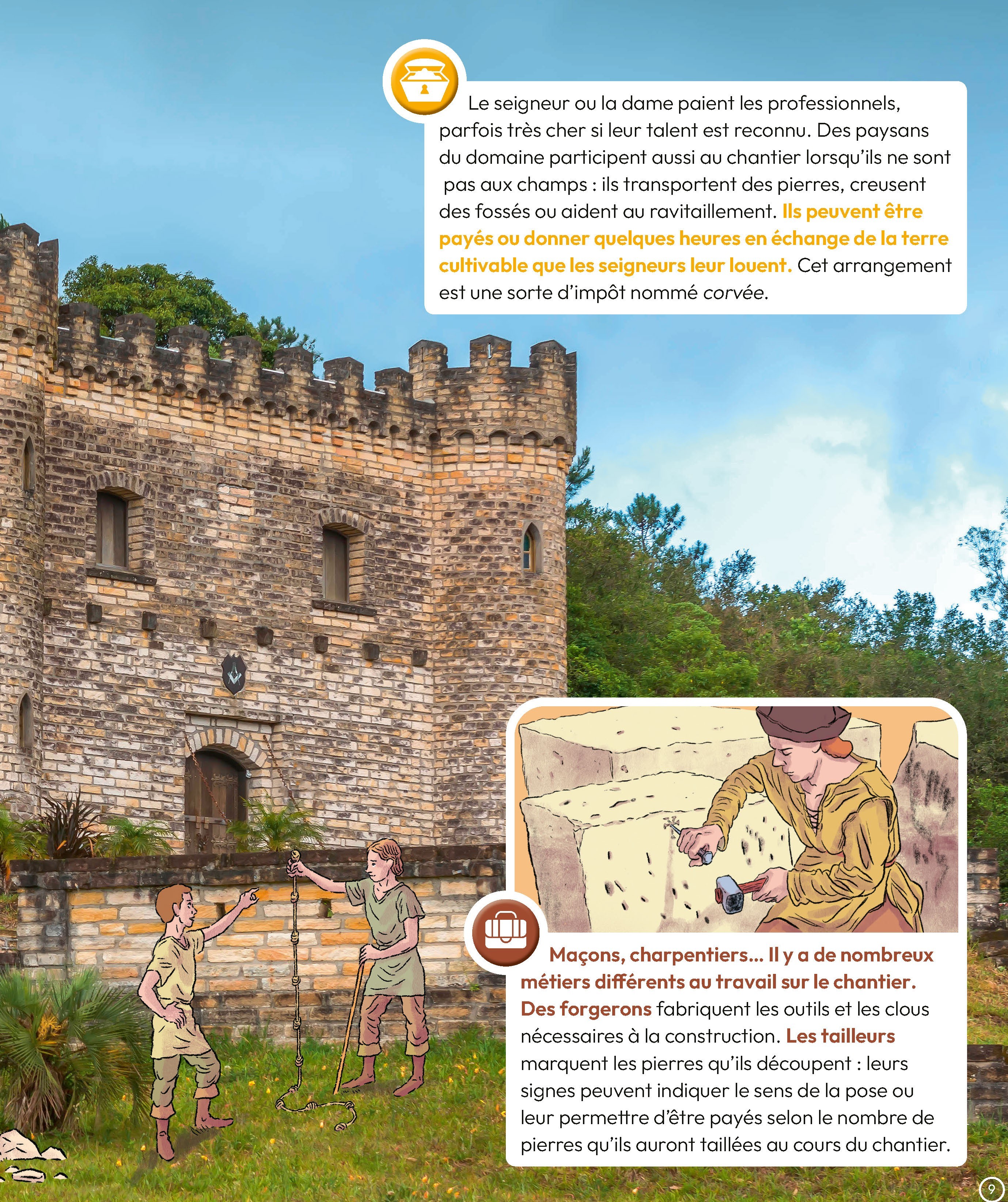 LES CHATEAUX FORTS
