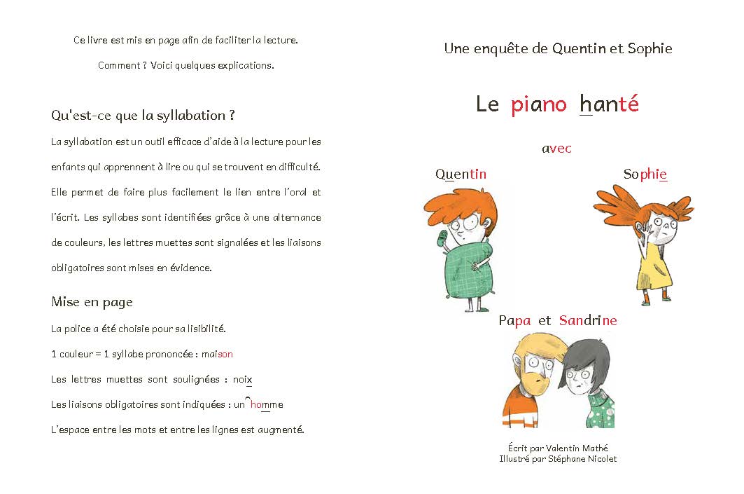 LES ENQUETES DE QUENTIN ET SOPHIE T8 (LE PIANO HANTE)
