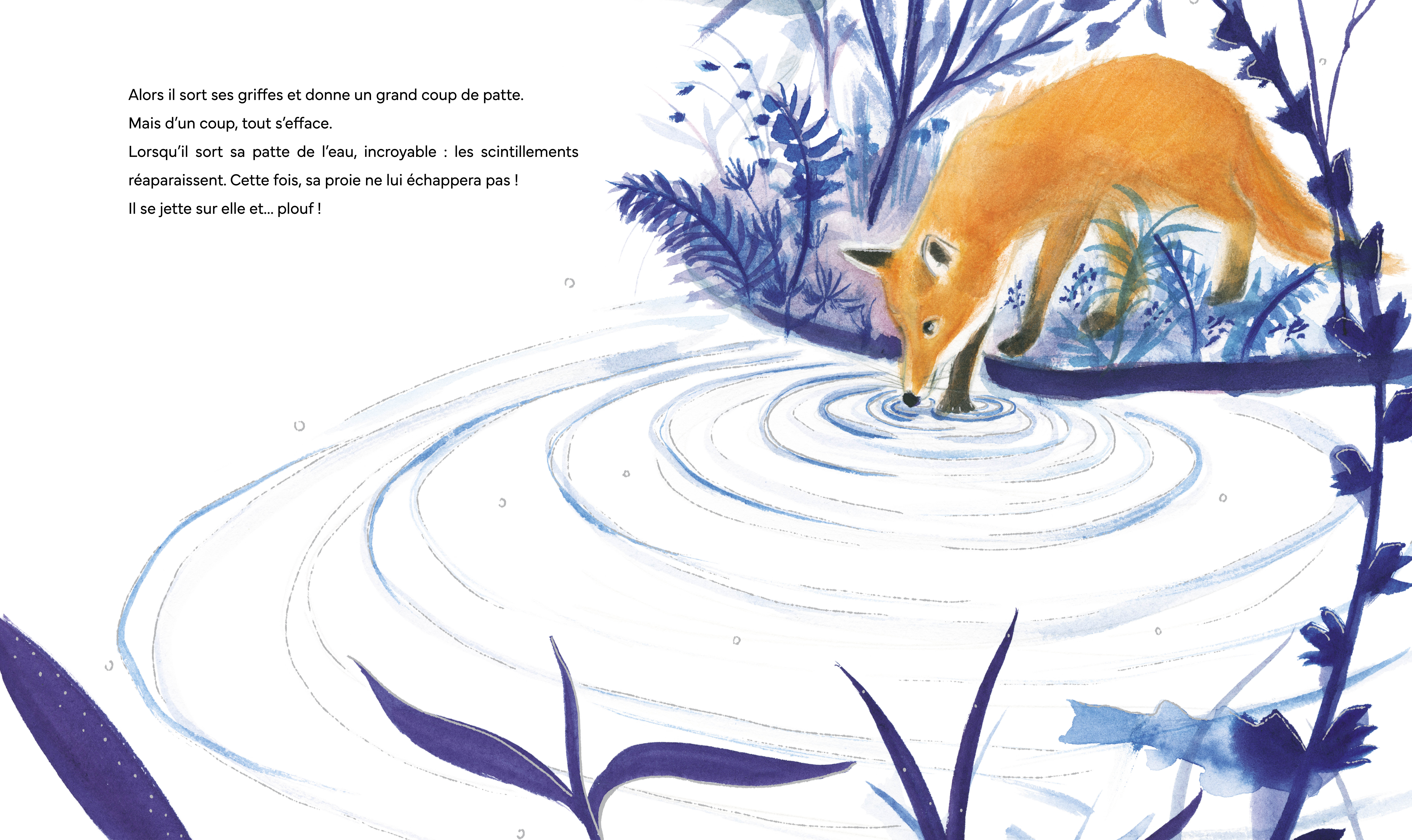 PETIT RENARD AU CLAIR DE LUNE