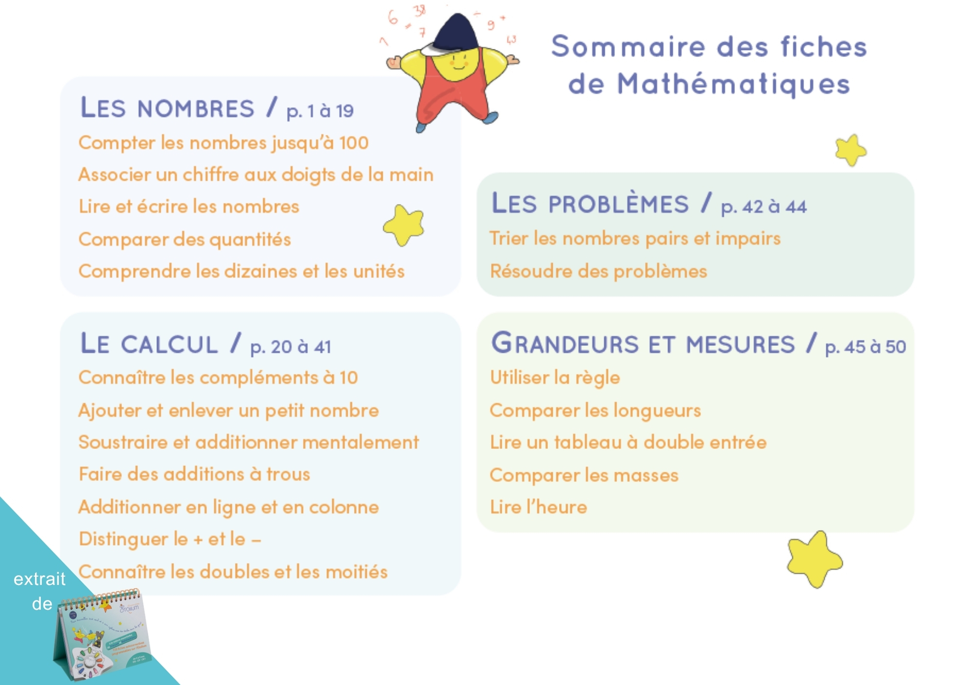 CHEVALET LES NOTIONS ESSENTIELLES GS/CP/CE1