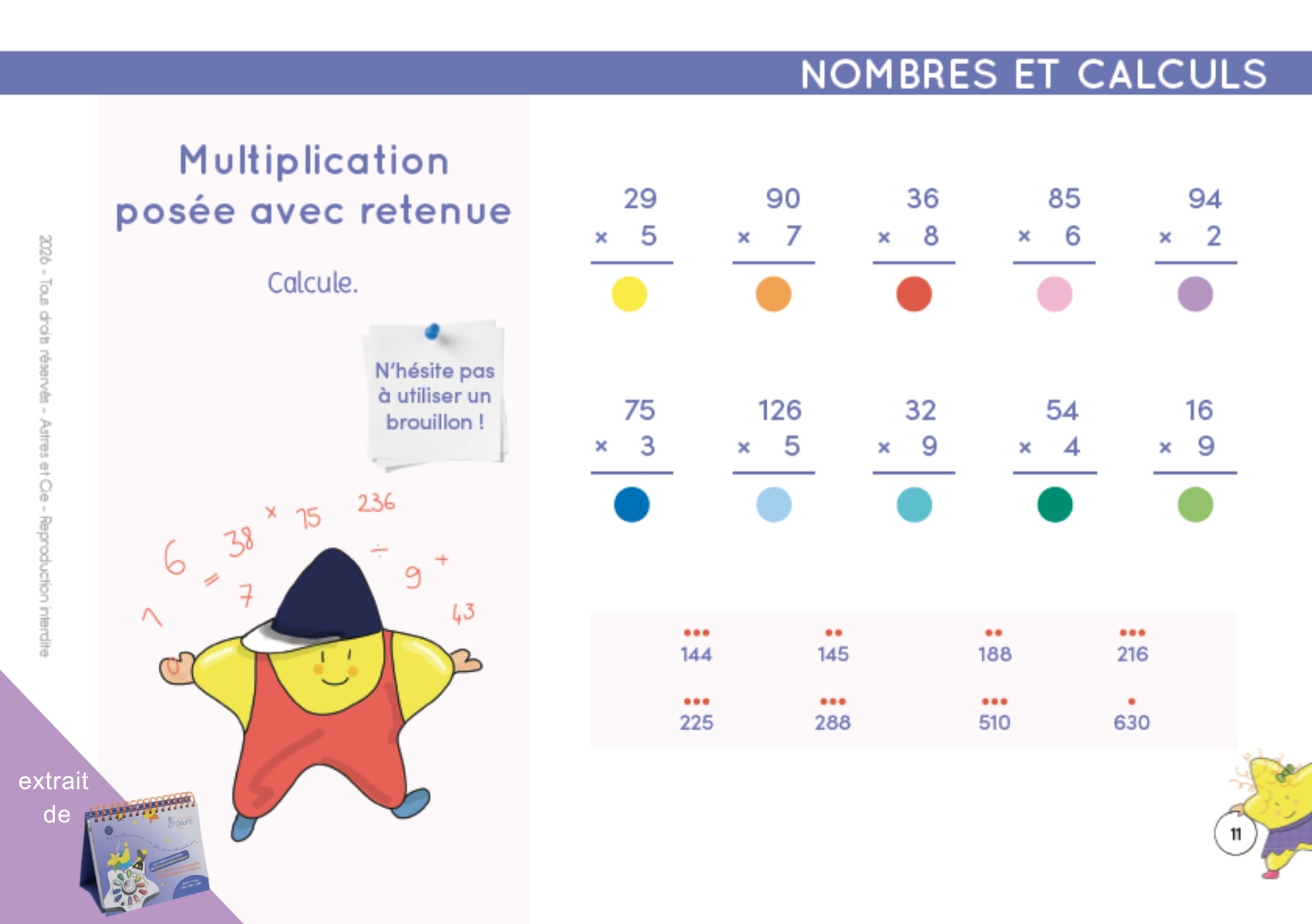 CHEVALET LES NOTIONS ESSENTIELLES CE2/CM1/CM2