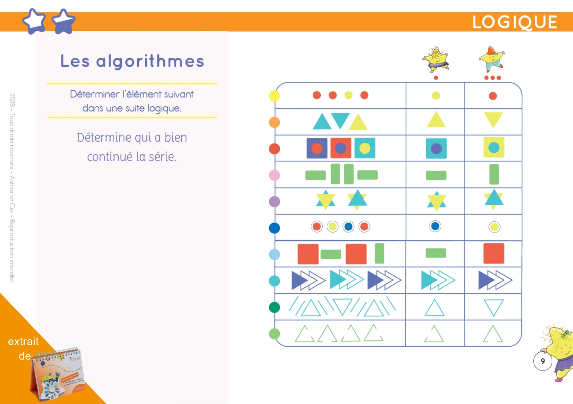 CHEVALET LOGIQUE ET CONCENTRATION
