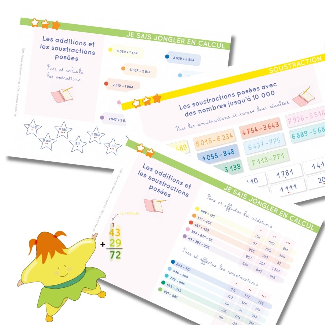 CHEVALET SAVOIR JONGLER EN CALCUL