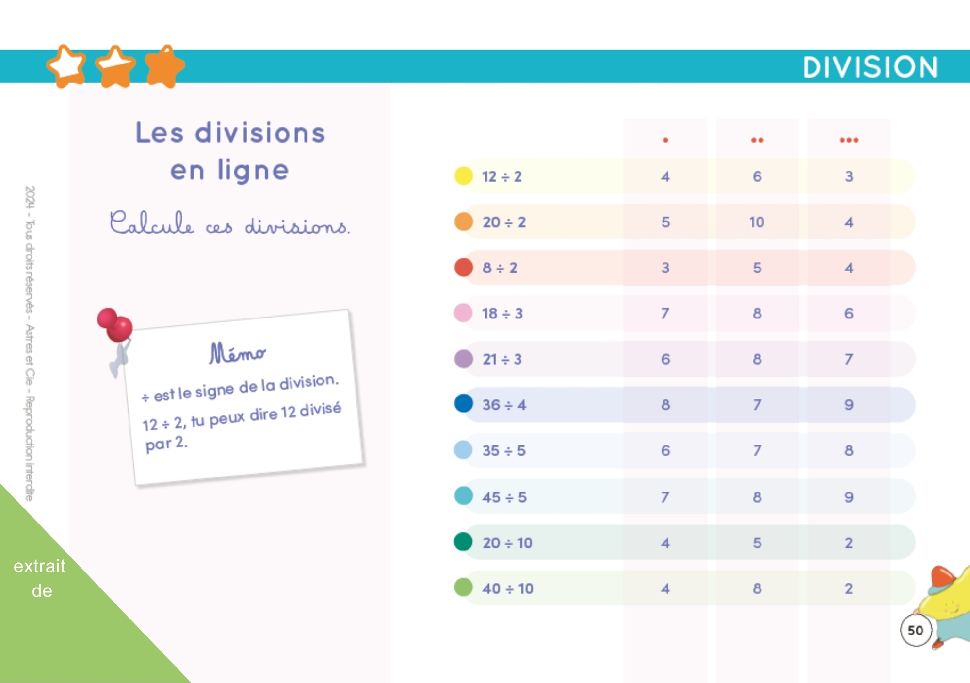 CHEVALET SAVOIR JONGLER EN CALCUL