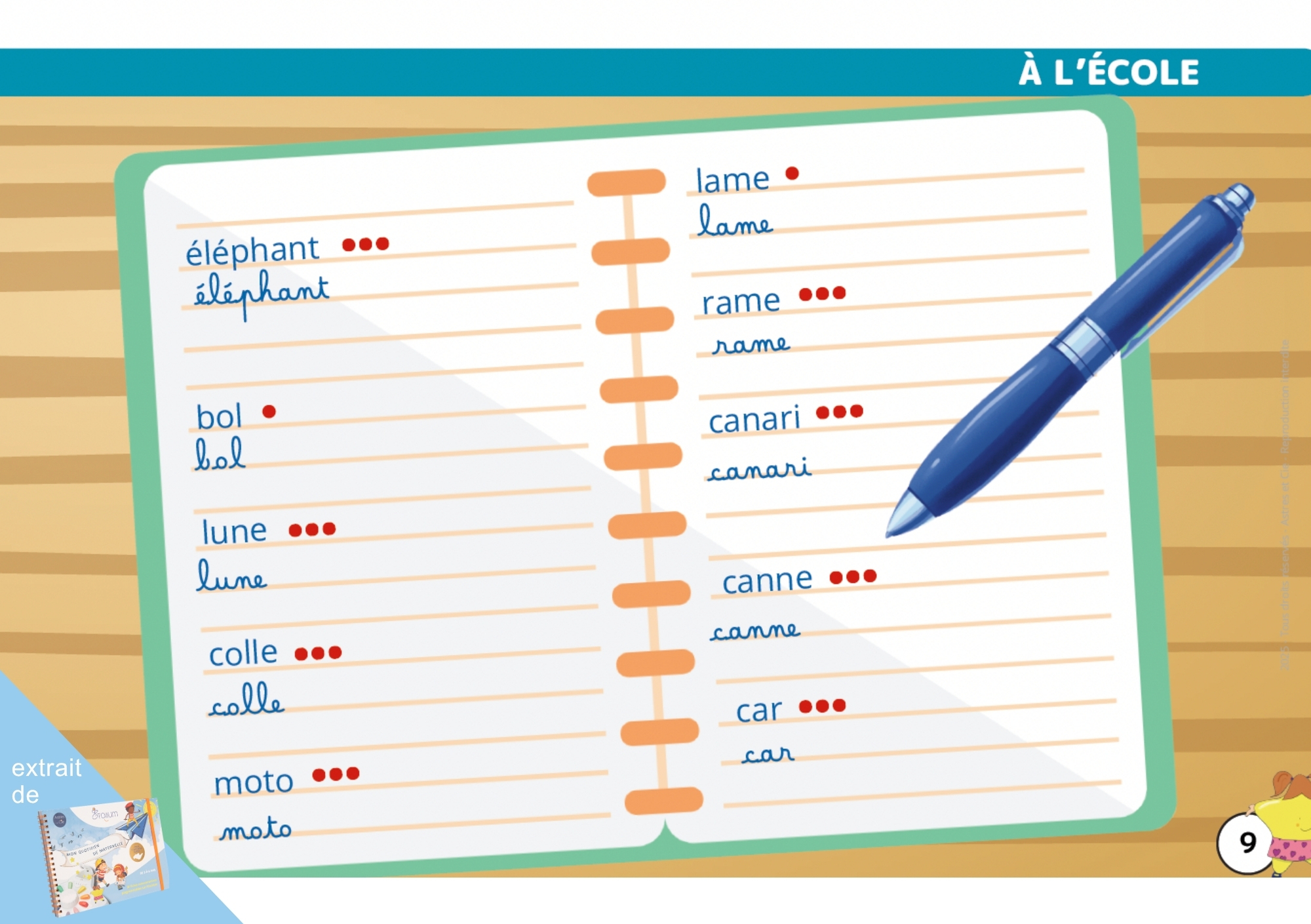 LIVRET MON QUOTIDIEN DE MATERNELLE