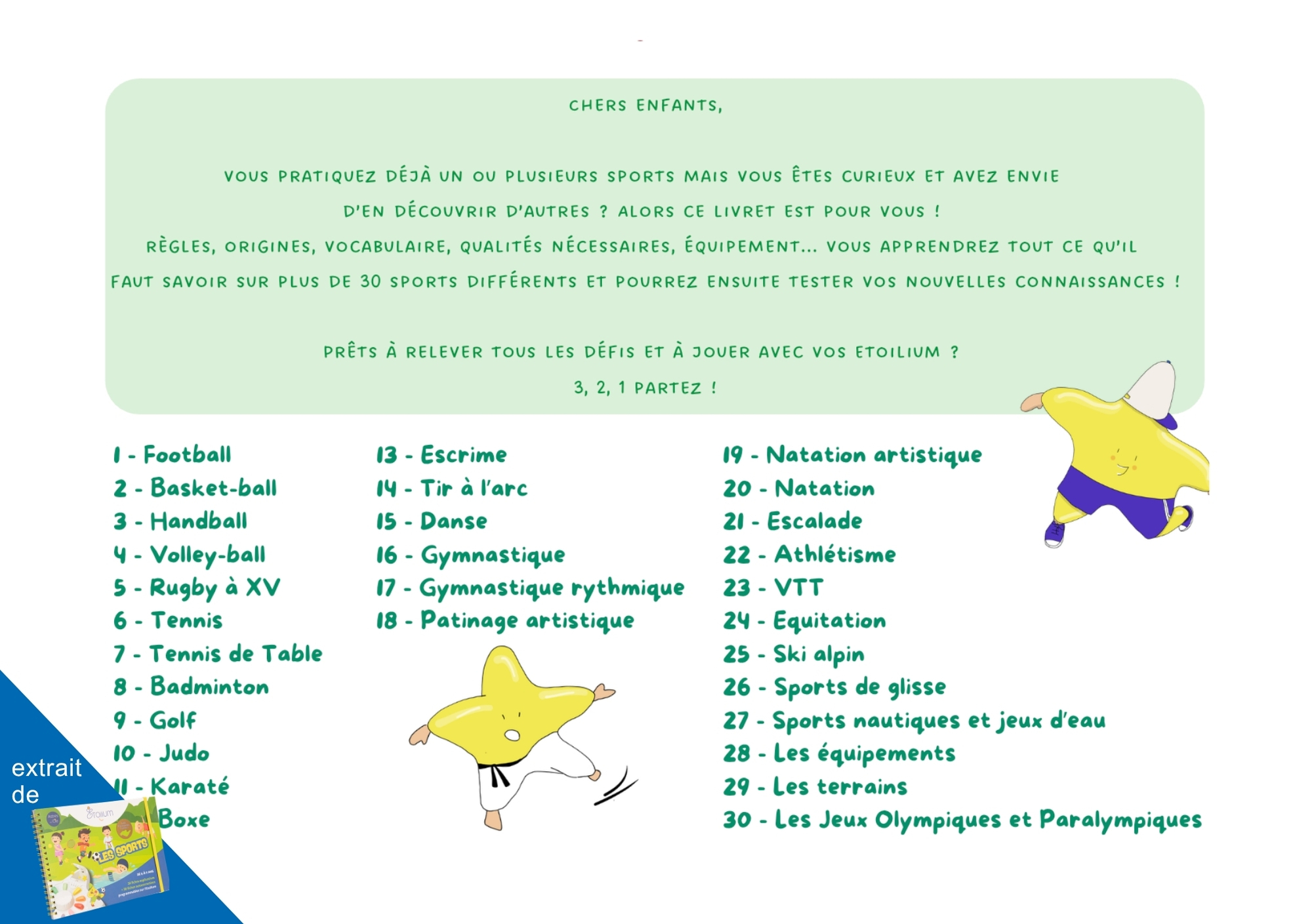 LIVRET LES SPORTS