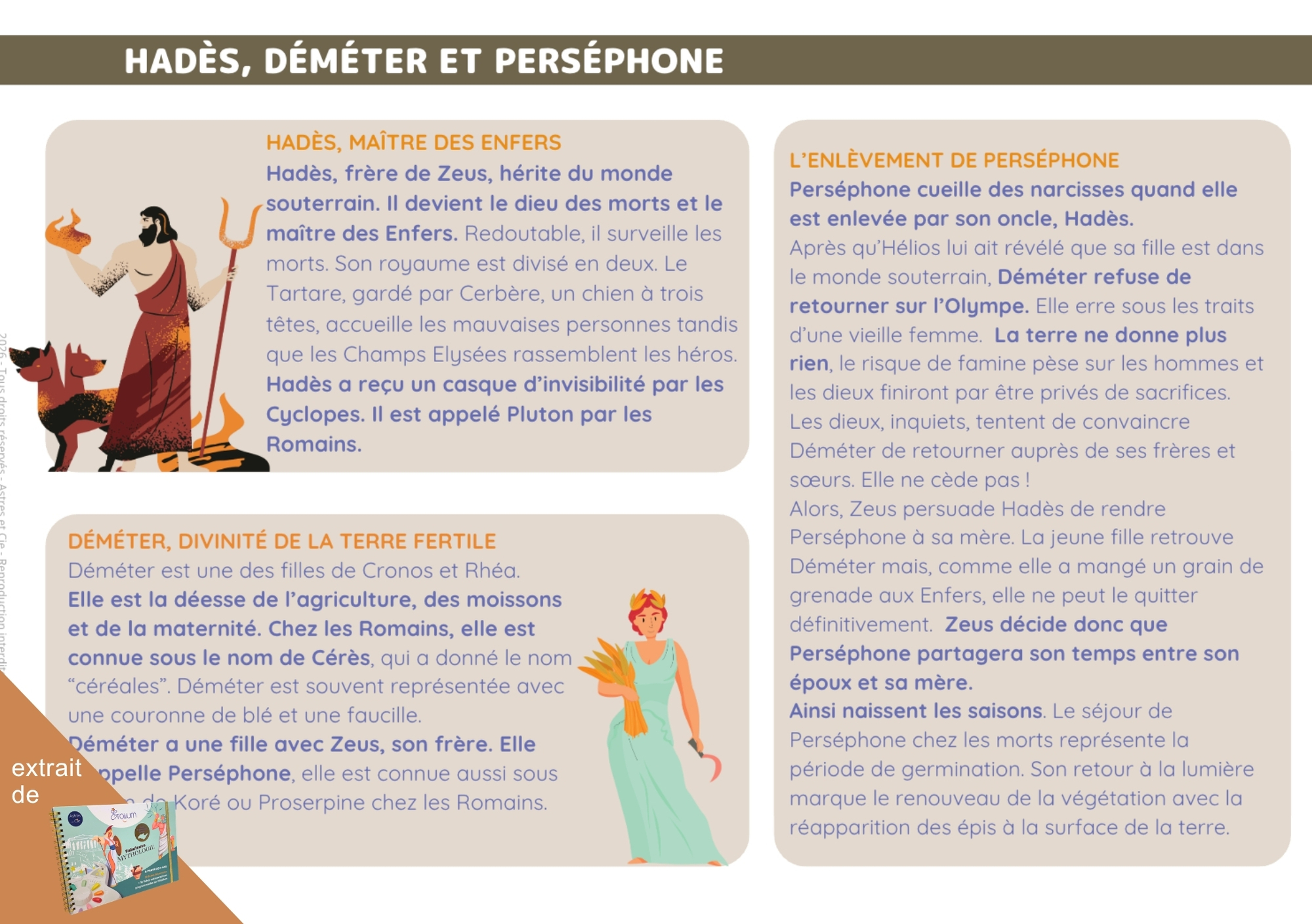 LIVRET FABULEUSE MYTHOLOGIE