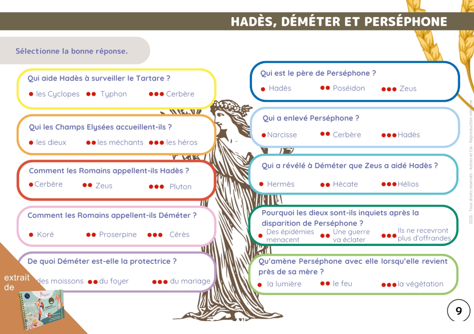 LIVRET FABULEUSE MYTHOLOGIE
