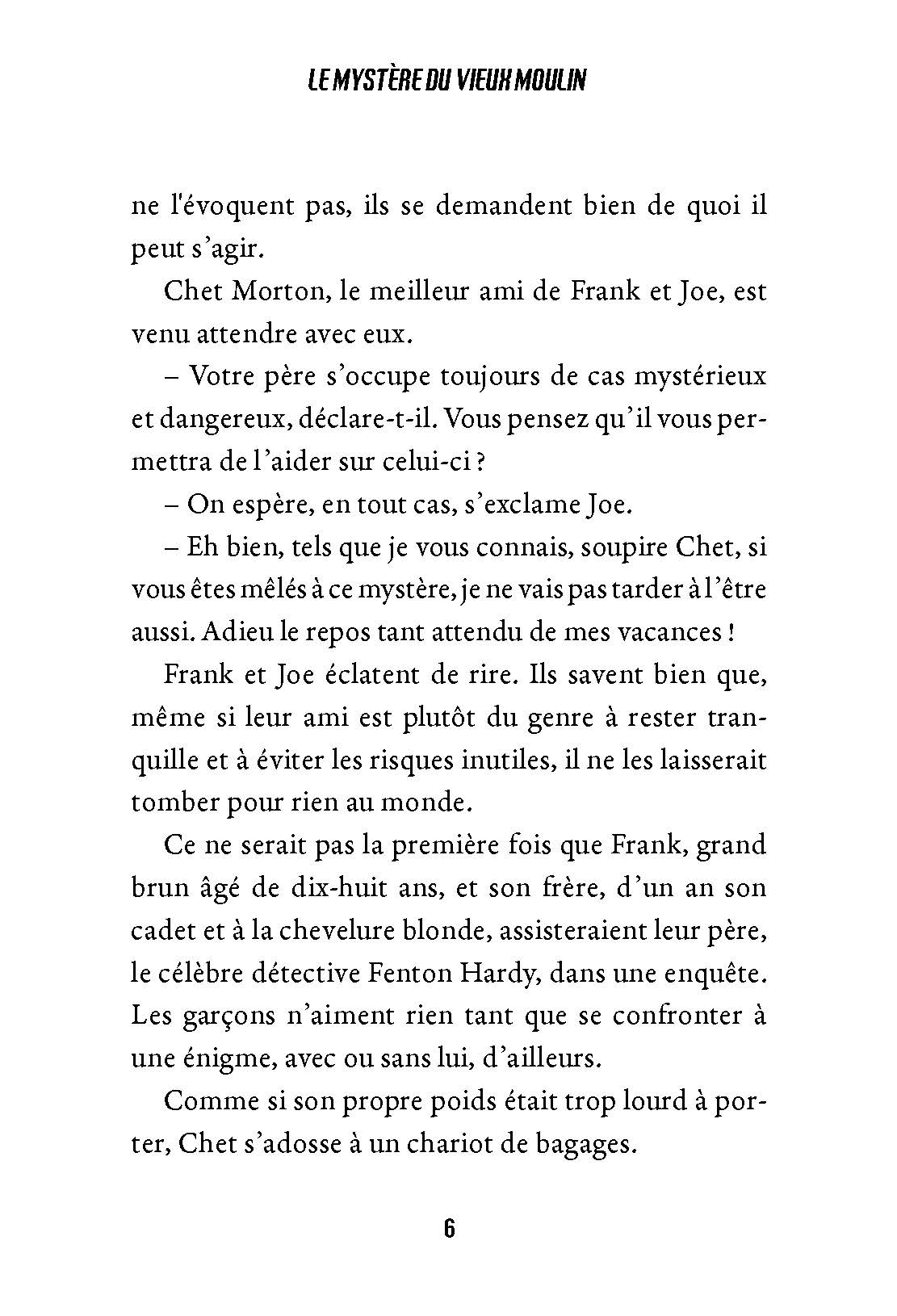 LES HARDY BOYS T3 LE MYSTERE DU VIEUX MOULIN