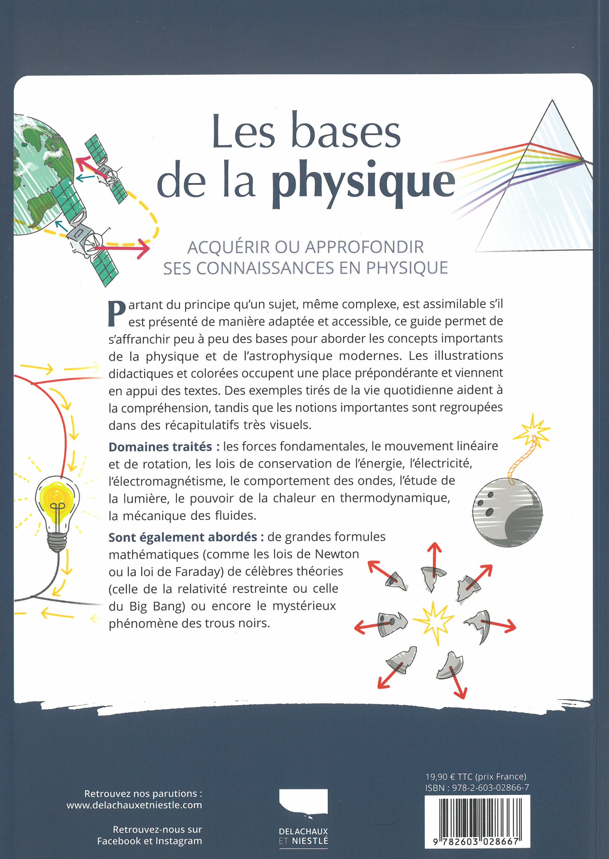 LES BASES DE LA PHYSIQUE EN 60 NOTIONS ILLUSTREES