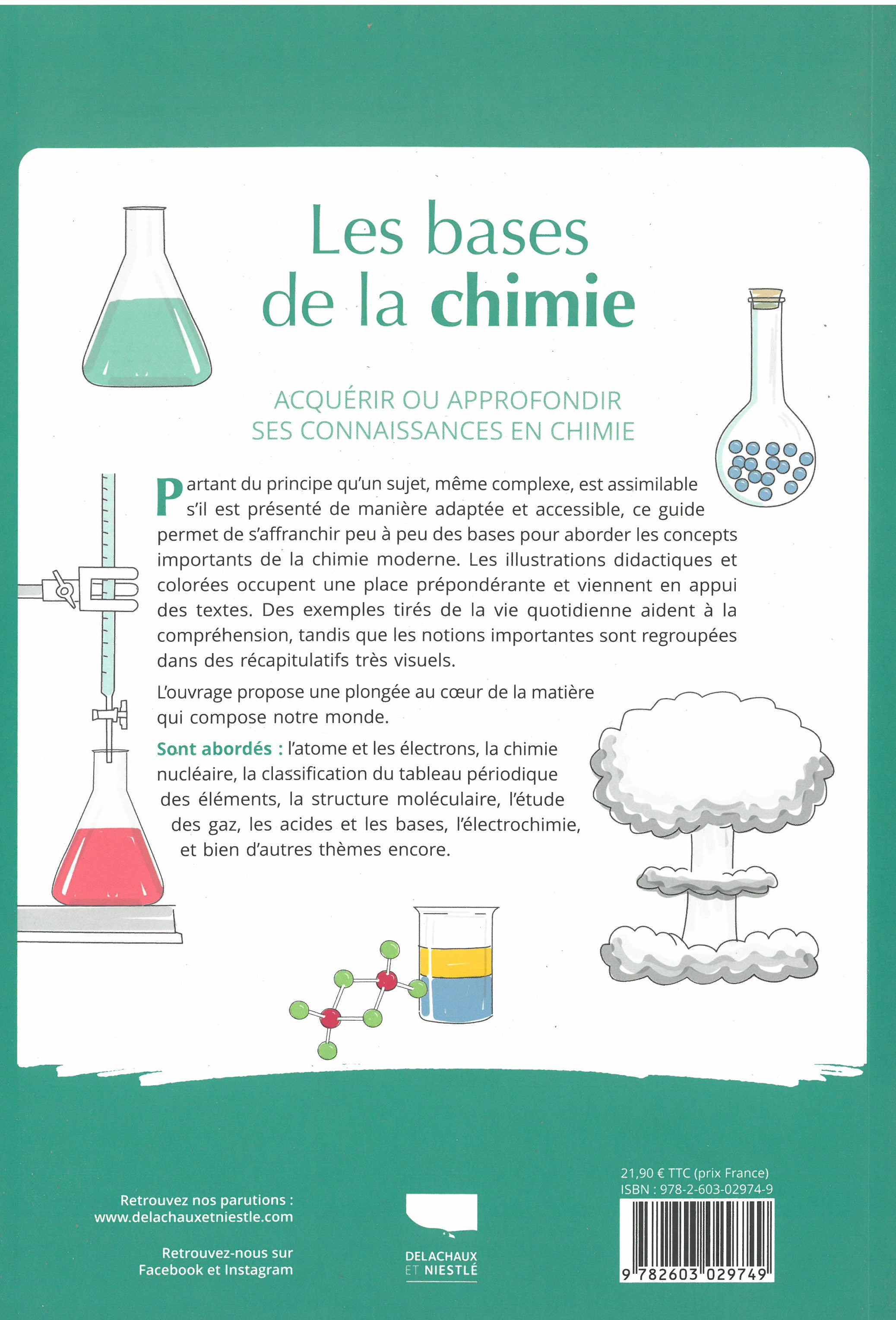 LES BASES DE LA CHIMIE EN 70 NOTIONS ILLUSTREES 