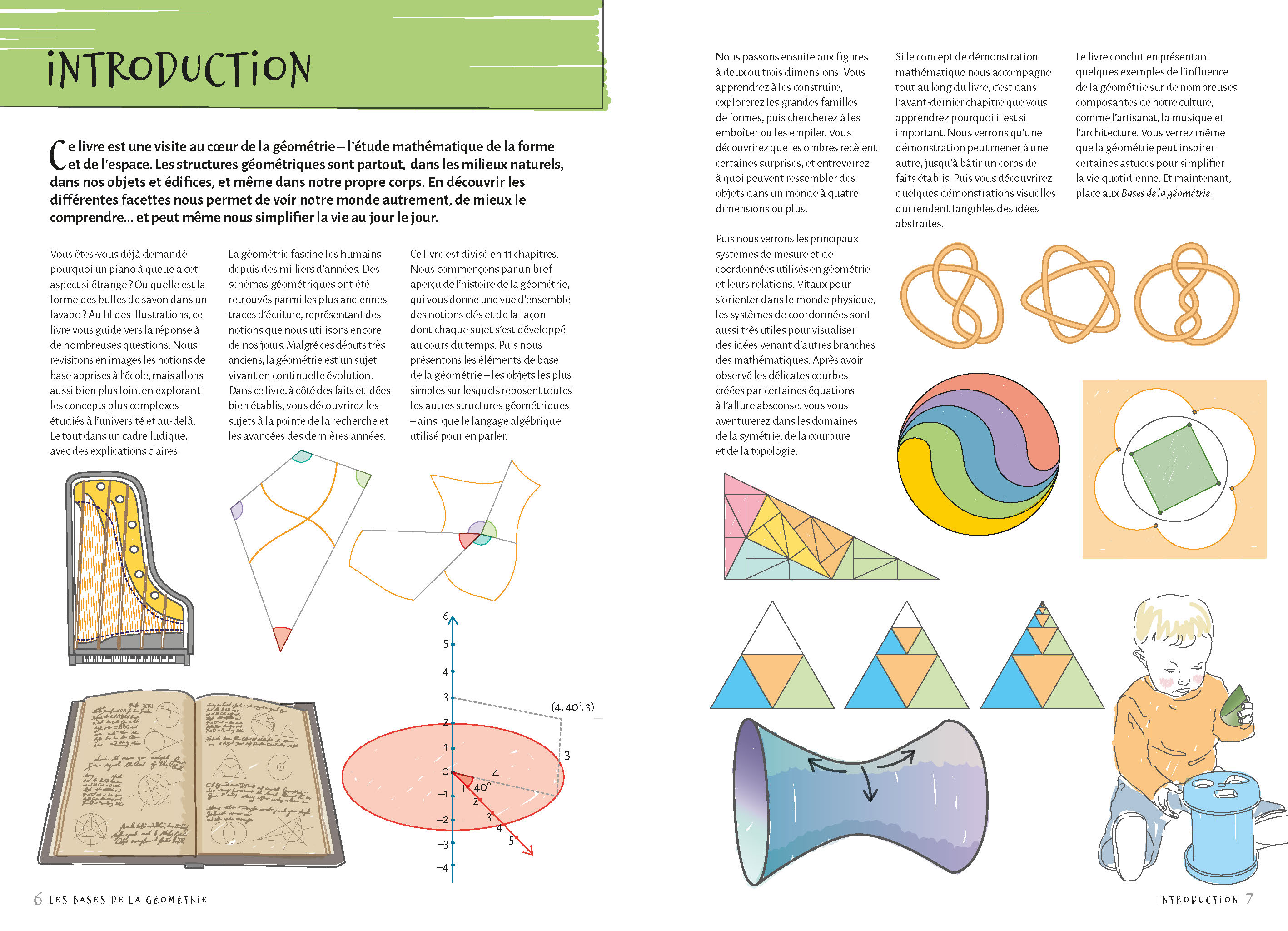 LES BASES DE LA GEOMETRIE EN 60 NOTIONS ILLUSTREES