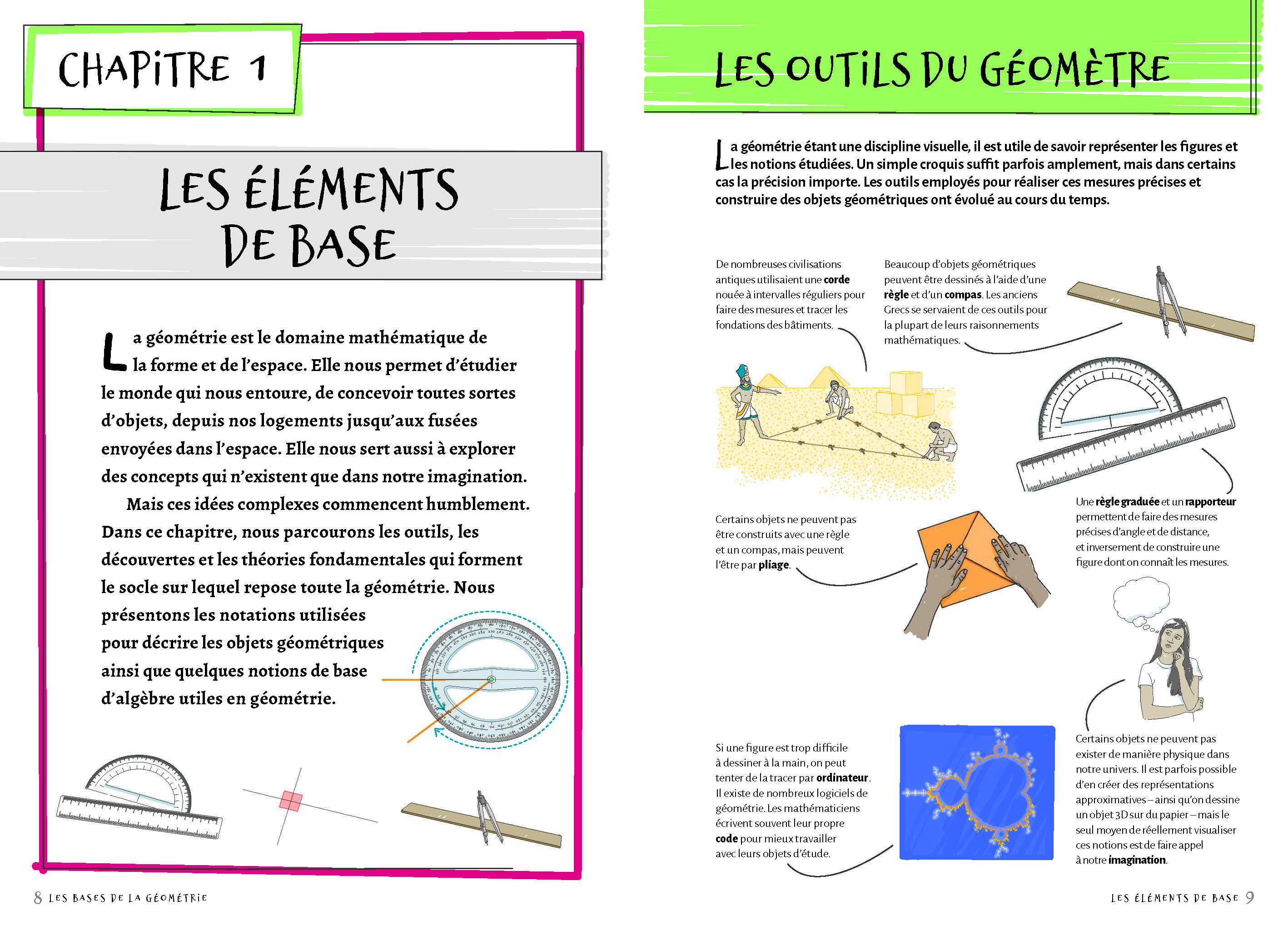 LES BASES DE LA GEOMETRIE EN 60 NOTIONS ILLUSTREES