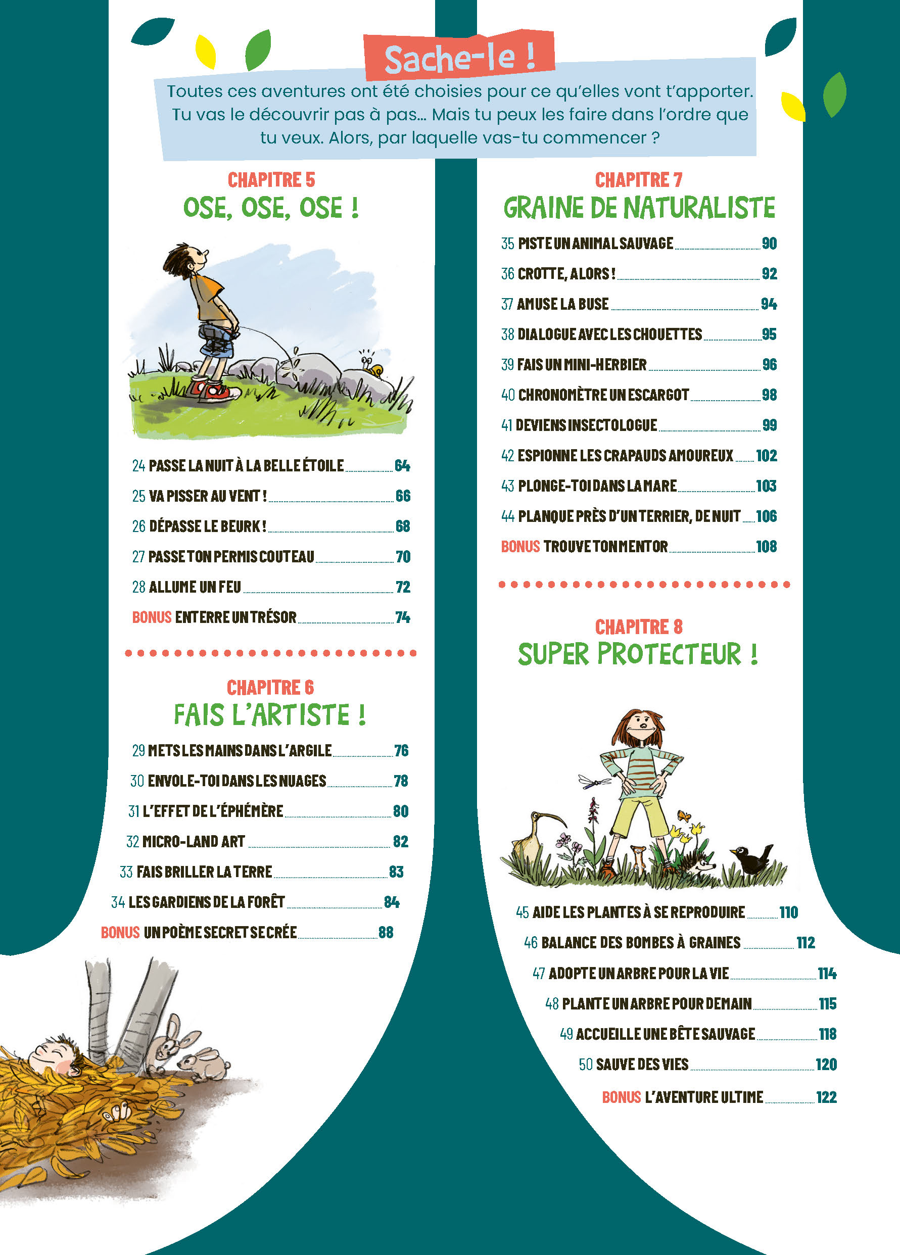 50 AVENTURES DANS LA NATURE