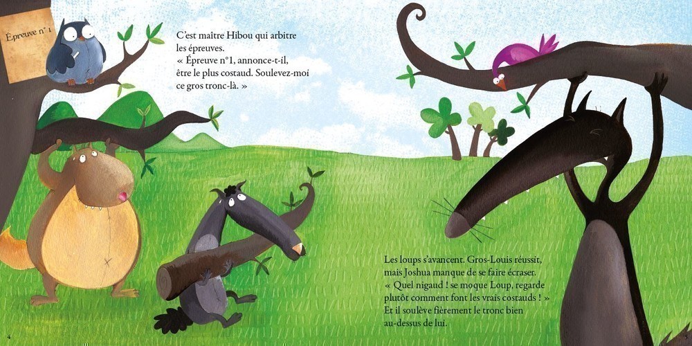 LE LOUP QUI S AIMAIT BEAUCOUP TROP