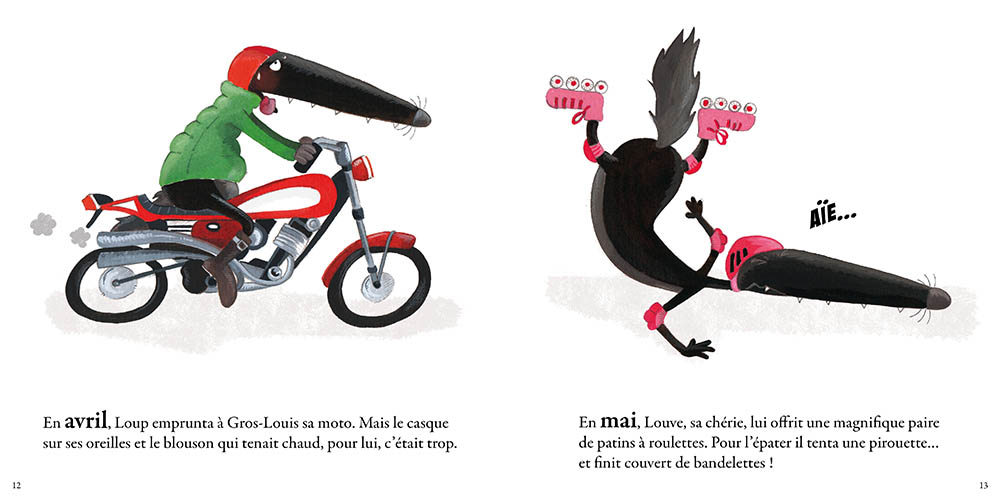LE LOUP QUI NE VOULAIT PLUS MARCHER