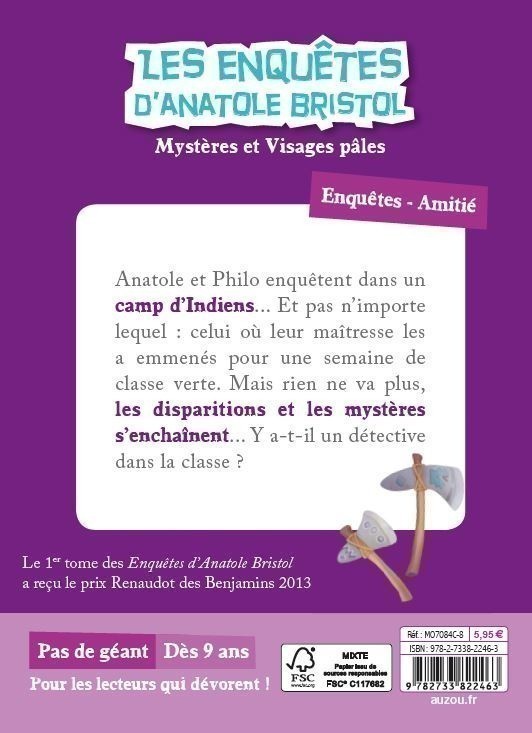 Les Enquêtes D'anatole Bristol - Mystères Et Visages Pâles