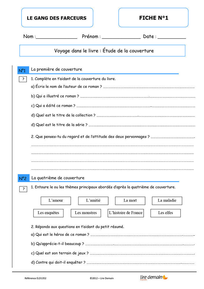 LECTURE SUIVIE - LE GANG DES FARCEURS (FICHIER SEUL)