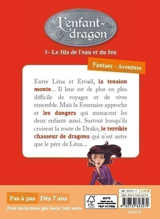L'enfant-Dragon Tome 3 - Le Fils De L'eau Et Du Feu