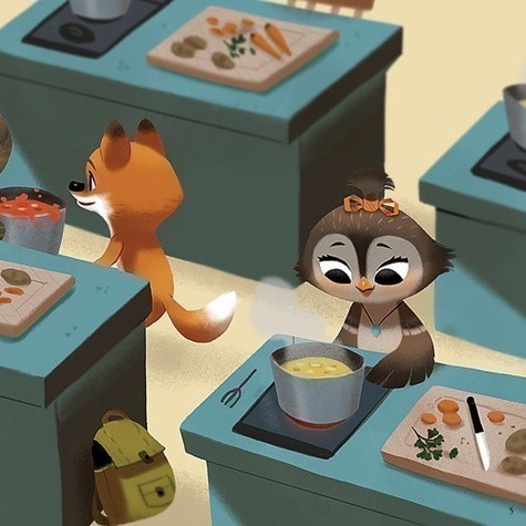 CLOTILDE PART EN COLONIE DE VACANCES