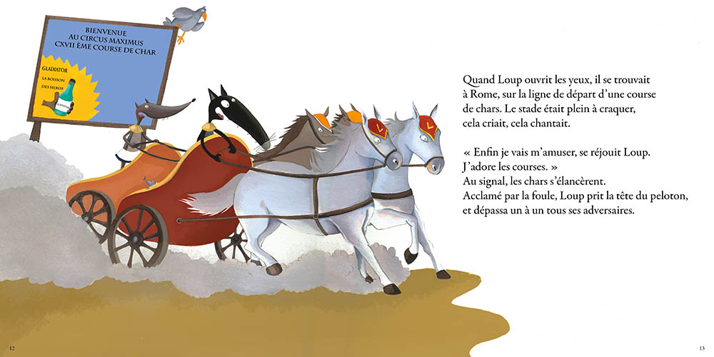 LE LOUP QUI VOYAGEAIT DANS LE TEMPS