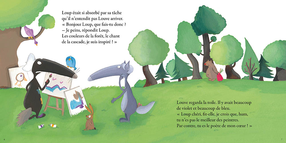 LE LOUP QUI VOULAIT ETRE UN ARTISTE LE LOUP QUI VOULAIT ETRE UN ARTISTE