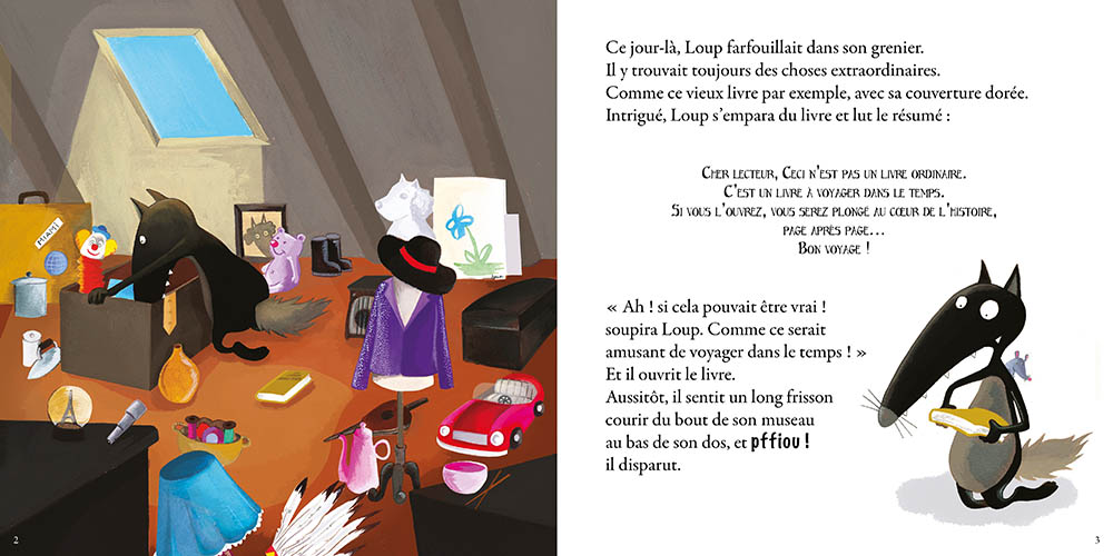 LE LOUP QUI VOYAGEAIT DANS LE TEMPS