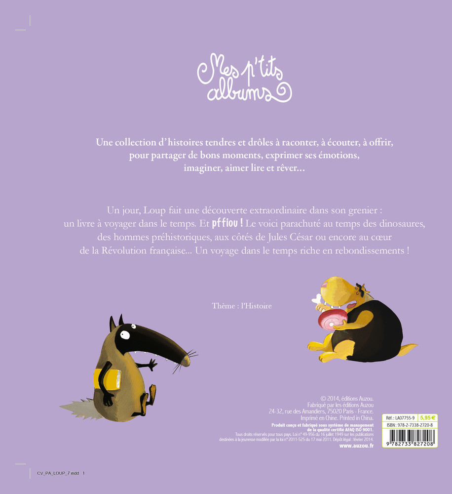 LE LOUP QUI VOYAGEAIT DANS LE TEMPS