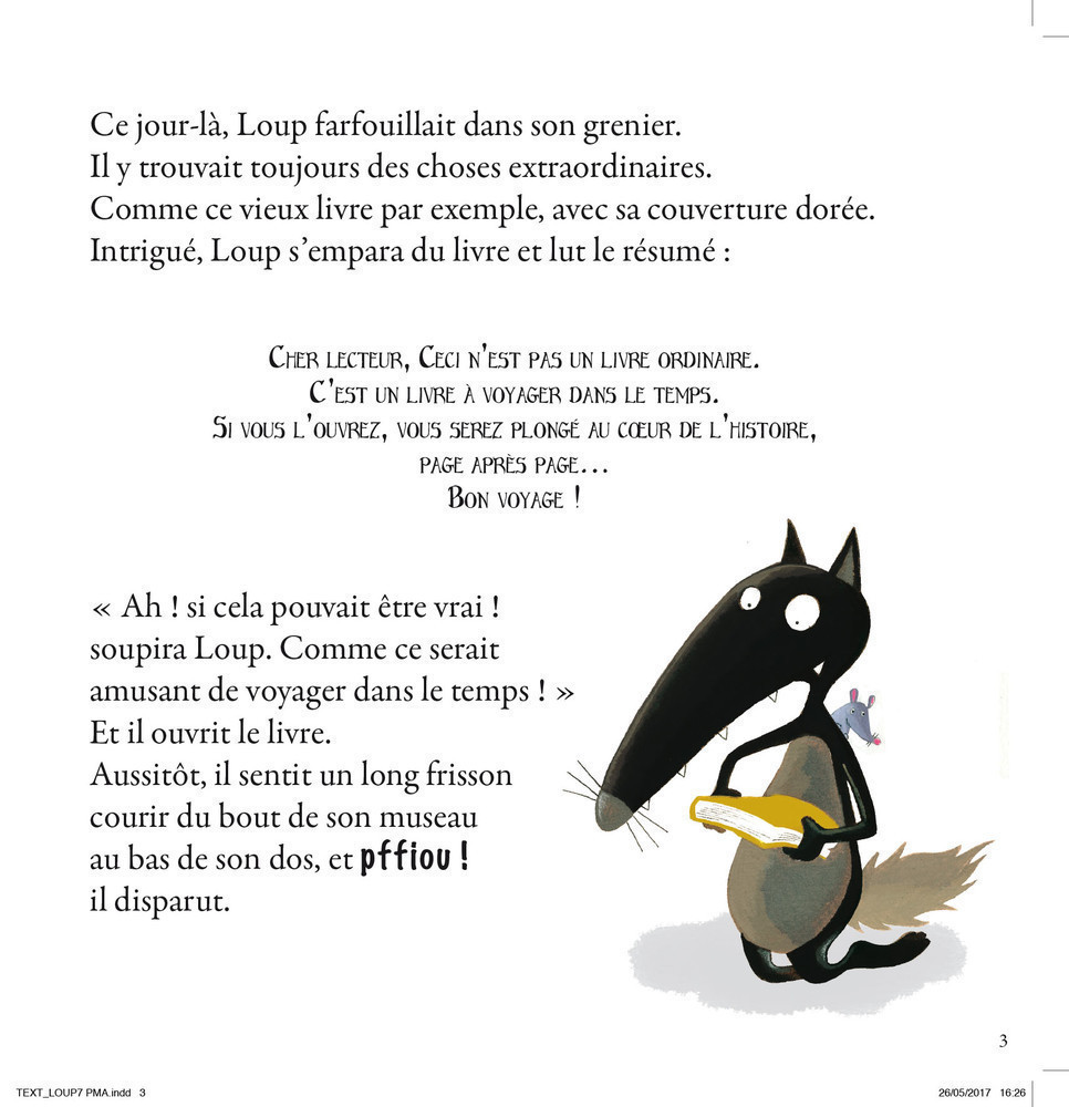 LE LOUP QUI VOYAGEAIT DANS LE TEMPS