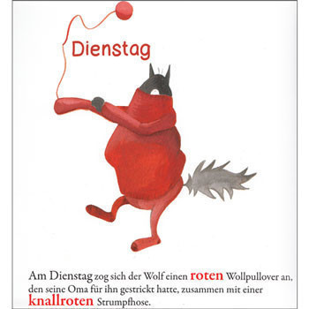 DER WOLF DER SEINE FARBE NICHT MOCHTE DER WOLF DER SEINE FARBE NICHT MOCHTE
