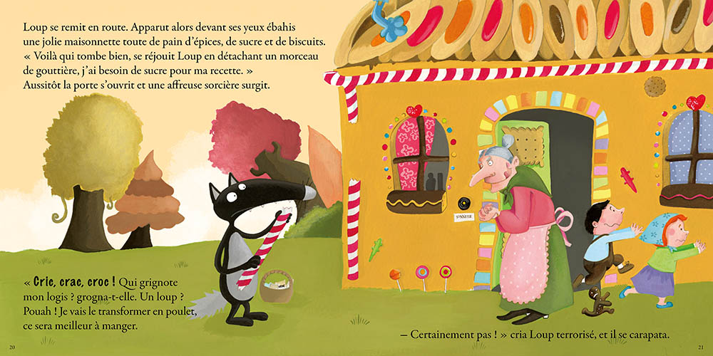 Le Loup Qui Découvrait Le Pays Des Contes