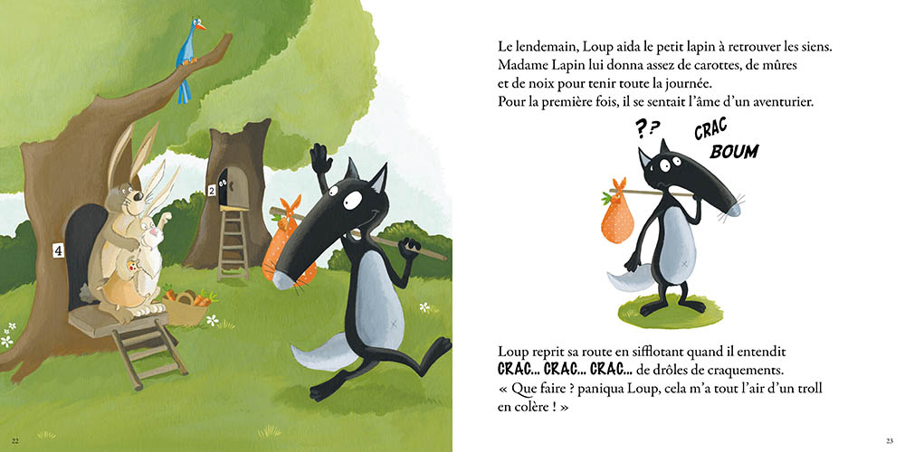 LE LOUP QUI AVAIT PEUR DE SON OMBRE 