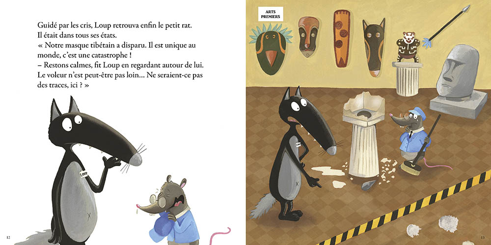 Le Loup Qui Enquêtait Au Musée