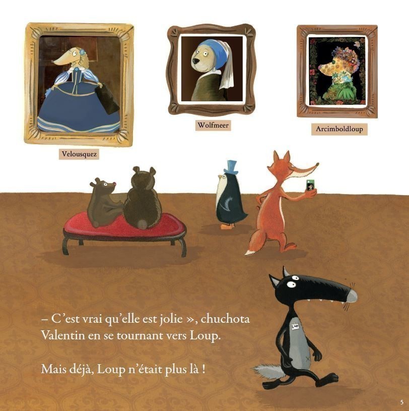 LE LOUP QUI ENQUETAIT AU MUSEE LE LOUP QUI ENQUETAIT AU MUSEE