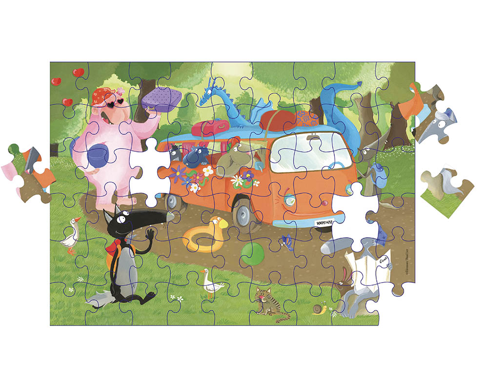 MA BOITE PUZZLE LOUP (54 PIECES) MA BOITE PUZZLE LOUP (54 PIECES)