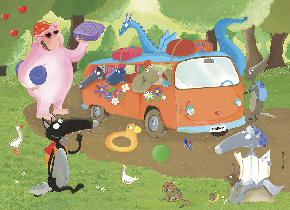 Ma Boite Puzzle Du Loup - 54 Pièces