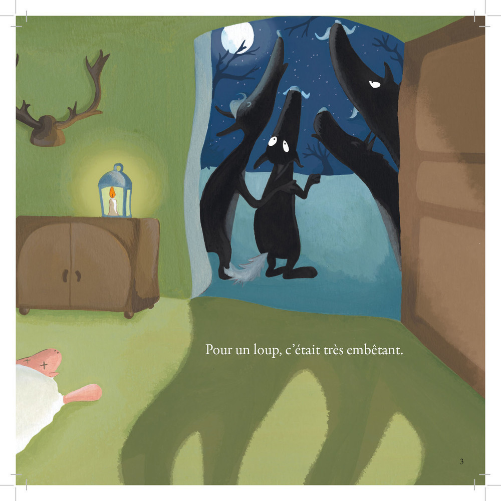 Le Loup Qui Avait Peur De Son Ombre
