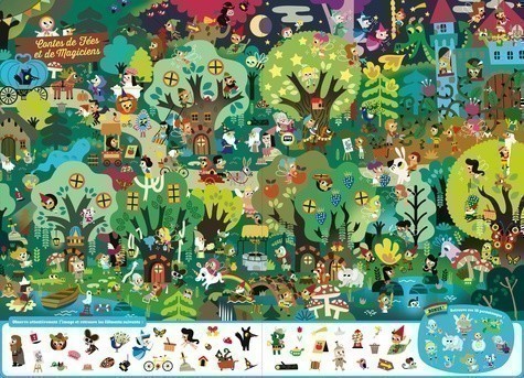 CHERCHE ET TROUVE GEANT AU PAYS DES CONTES