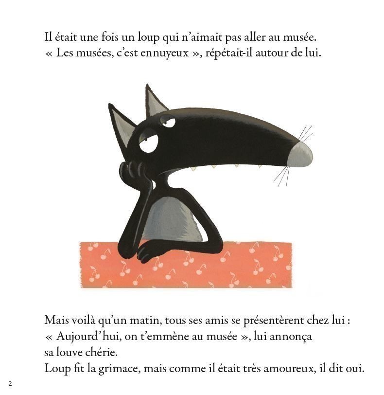 LE LOUP QUI ENQUETAIT AU MUSEE