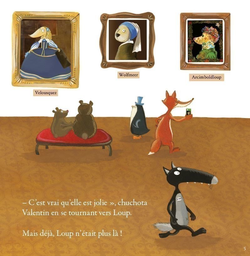 LE LOUP QUI ENQUETAIT AU MUSEE