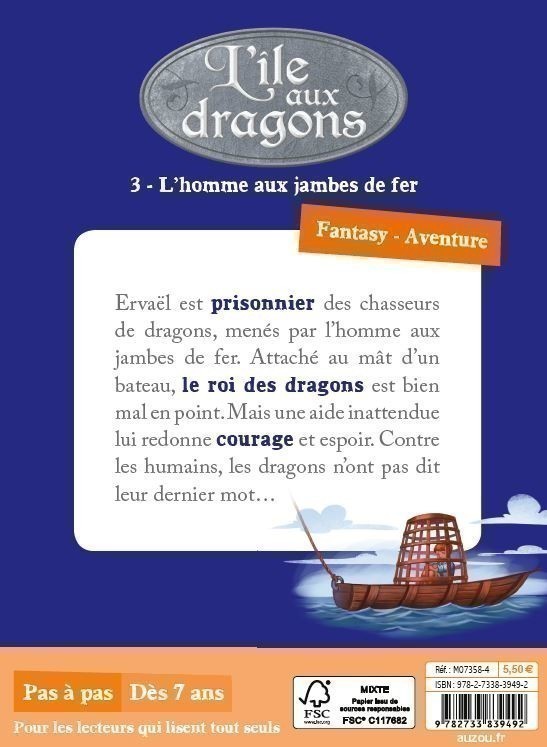 L'ile Aux Dragons Tome 3  L'homme Aux Jambes De Fer