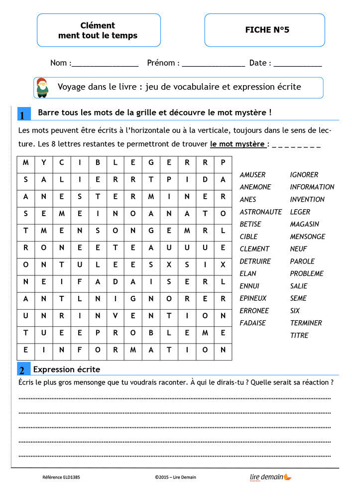 LECTURE SUIVIE - CLEMENT MENT TOUT LE TEMPS (25 EX)