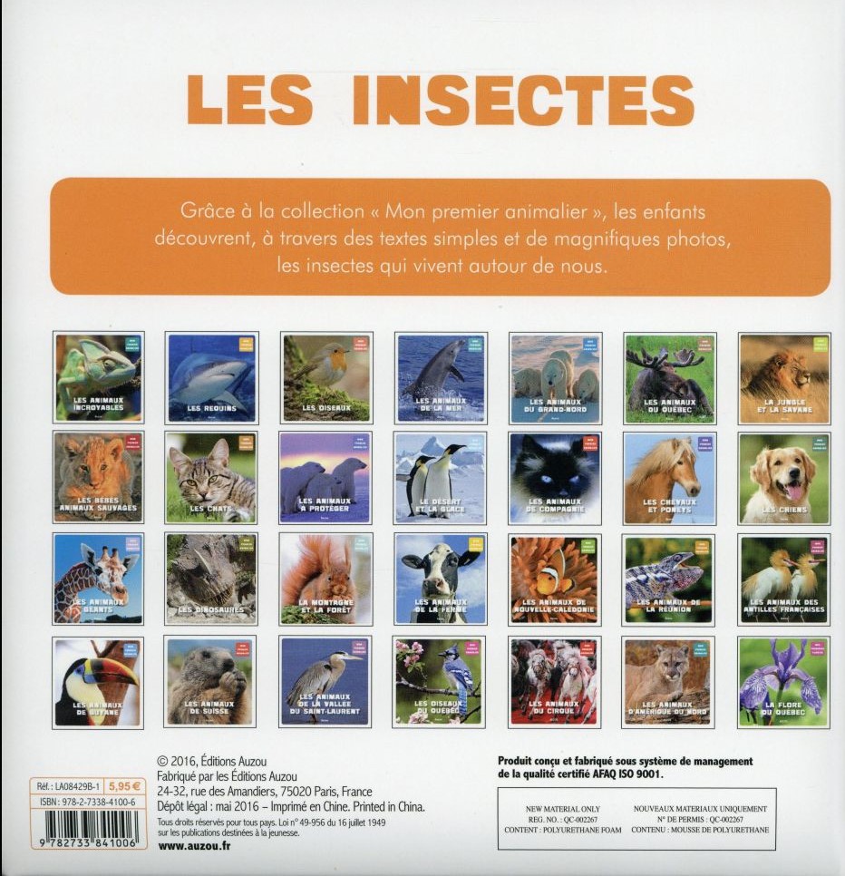 Mon Premier Doc Photo - Les Insectes