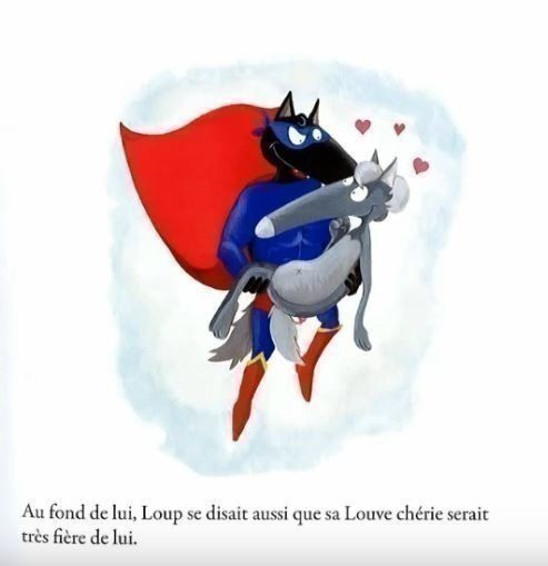 LE LOUP QUI VOULAIT ETRE UN SUPER-HEROS