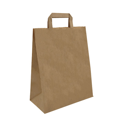 SAC PAPIER KRAFT MOYEN (26+14 X 32) SAC PAPIER KRAFT MOYEN (26+14 X 32)